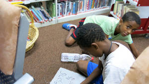  embroidering on the floor