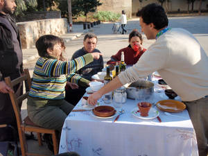 sunny winter dinner microculturas