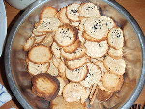 rice sesame cookies microculturas