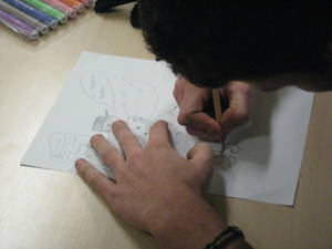  dibujando